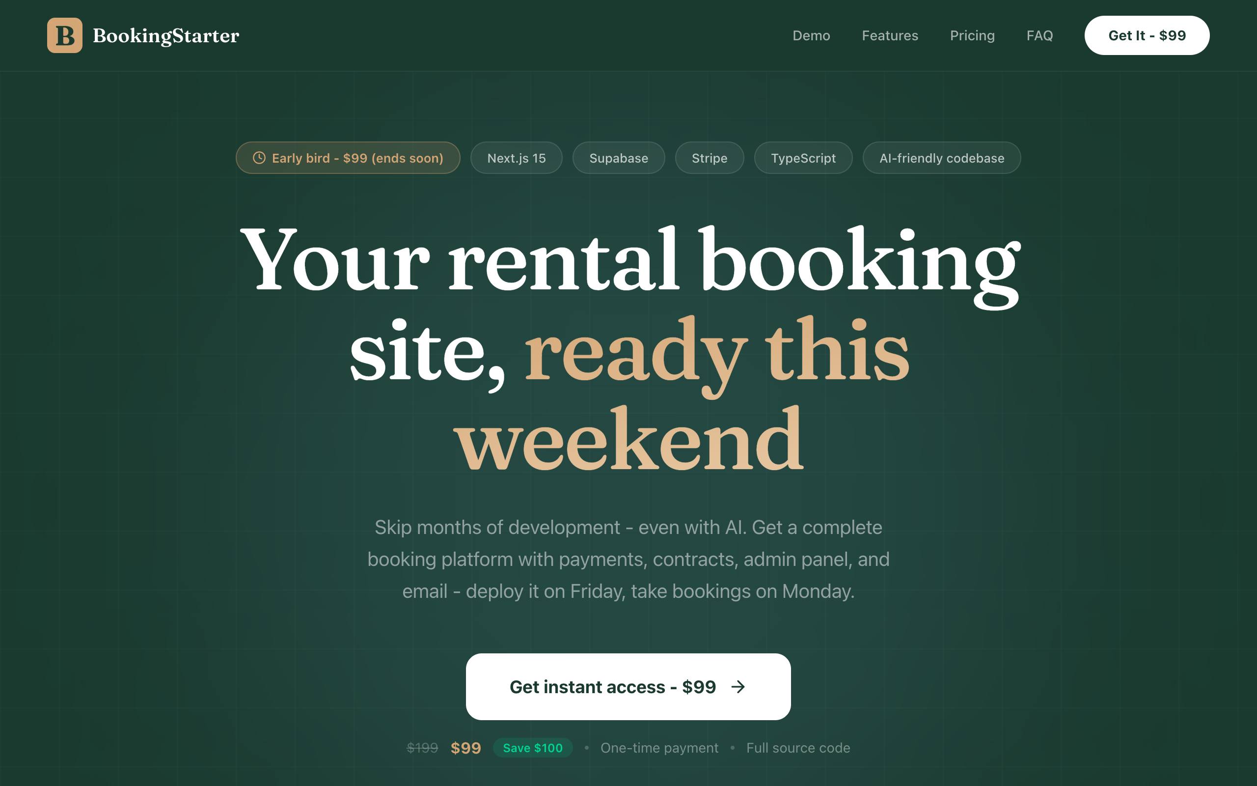 BookingStarter